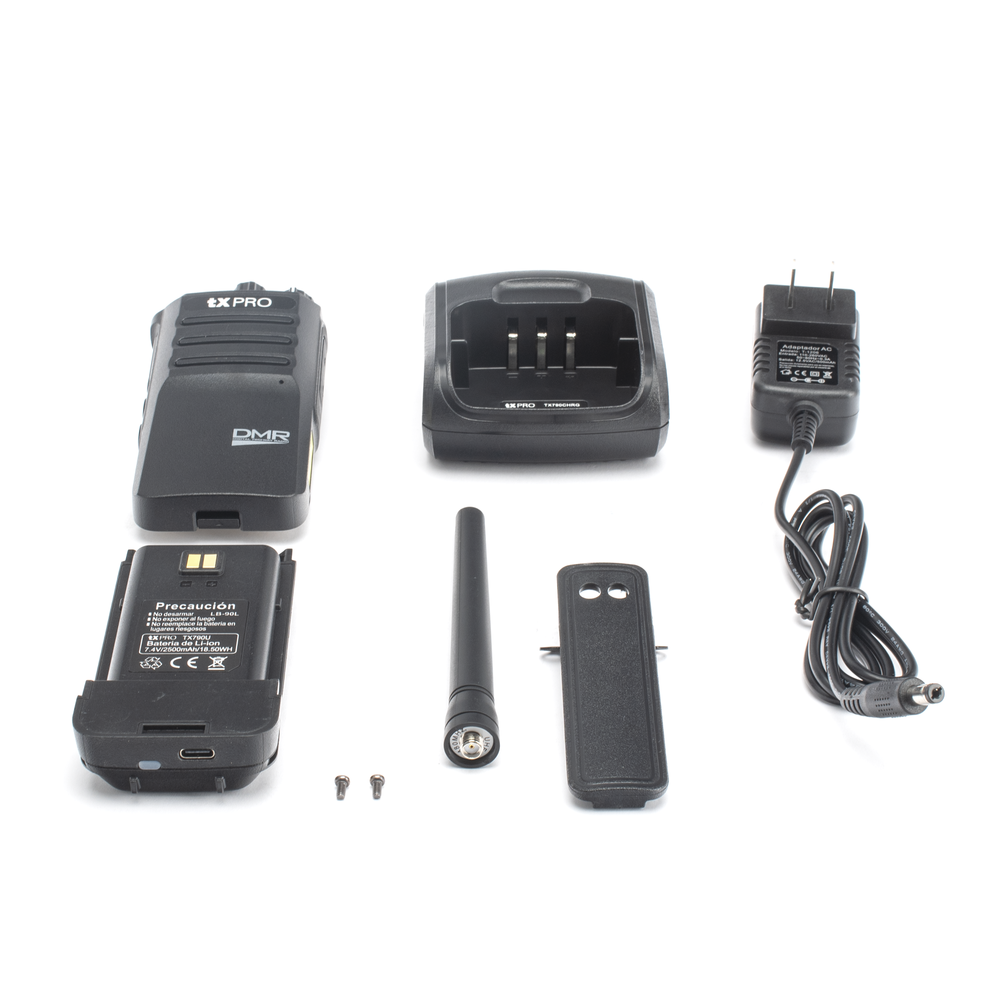 Radio Portátil Digital DMR en banda UHF TXPro TX790U 4 W