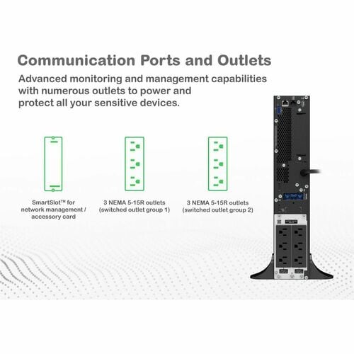 UPS APC SRT1500XLA – 1.50 kVA/1.35 kW – Online de doble conversión – Rack / Torre - imagen 10
