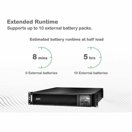 UPS APC SRT3000XLA – 3 kVA/2.70 kW – Online de doble conversión – Rack / Torre - imagen 9
