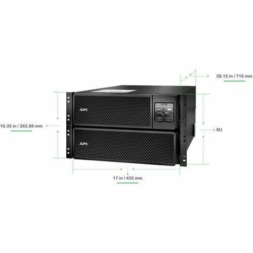 UPS en línea de doble conversión APC Smart-UPS On-Line - 10kVA/10kW - Torre - 1.50Hora(s) Recarga - 4Minuto(s) - imagen 5