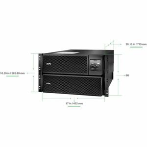 UPS en línea de doble conversión APC Smart-UPS On-Line - 10kVA/10kW - Torre - 1.50Hora(s) Recarga - 4Minuto(s) - imagen 9