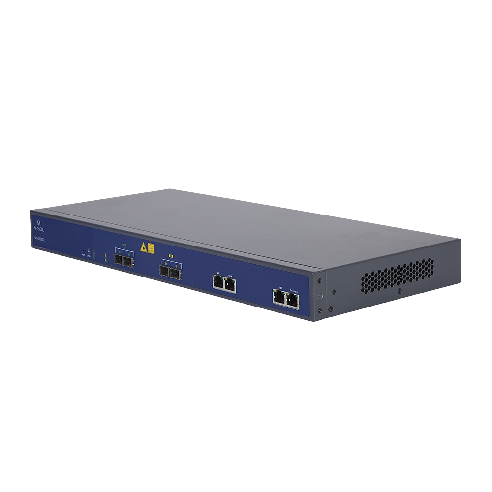 OLT de 2 puertos EPON con 4 V-SOL V1600D2