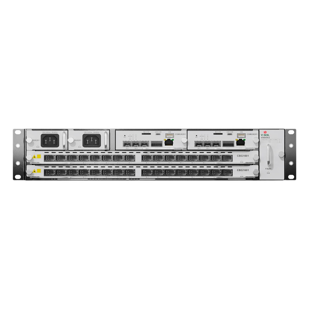 OLT Modular tipo Chasis Serie V-SOL V5600-X2 16 puertos