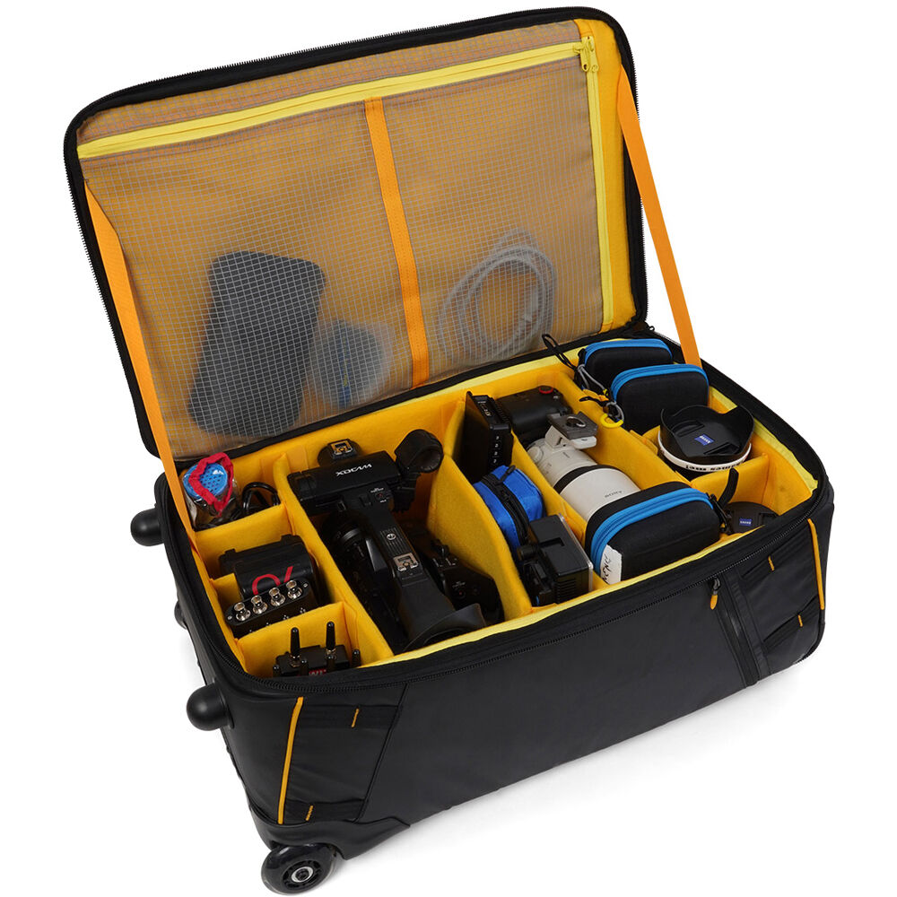 Valija con ruedas ORCA Trolley con Backpack System (Negro, Grande) - vista trasera