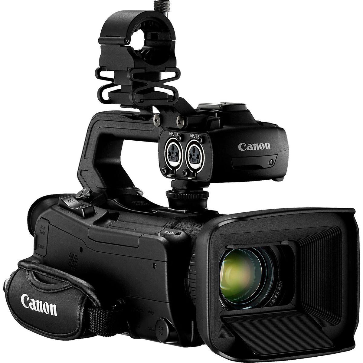 Videocámara Canon XA75 UHD 4K30 con Dual-Pixel Autofocus - puertos y conexiones