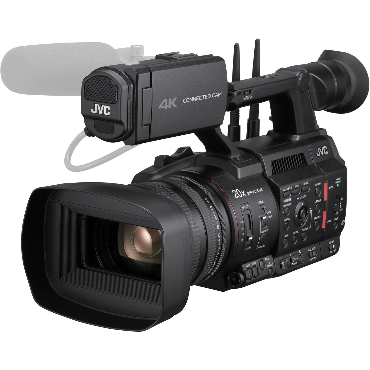 Videocámara JVC GY-HC550 Handheld Connected Cam 1" 4K Broadcast - vista principal