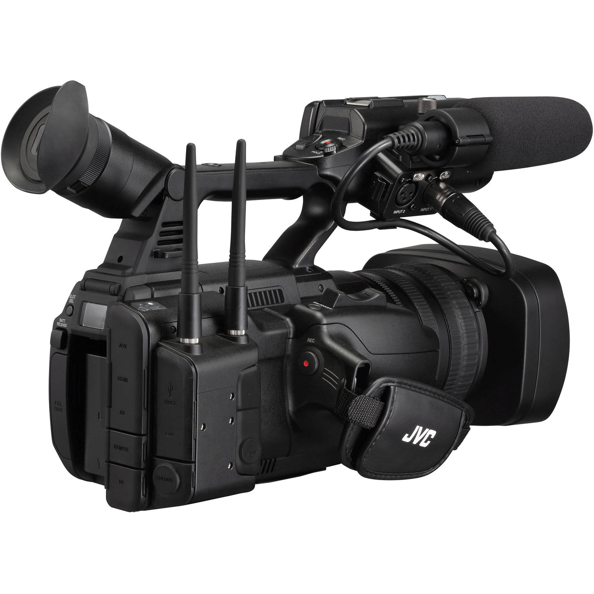 Videocámara JVC GY-HC550 Handheld Connected Cam 1" 4K Broadcast - en uso