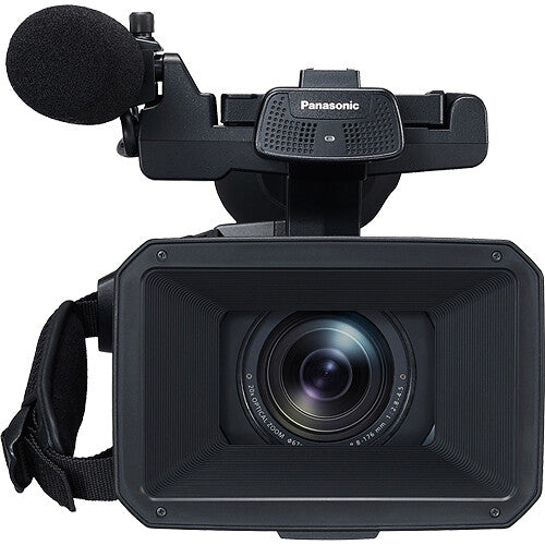 Videocámara Panasonic AG-CX370 UHD 4K Pro con NDI|HX2 and Auto-Tracking - vista frontal