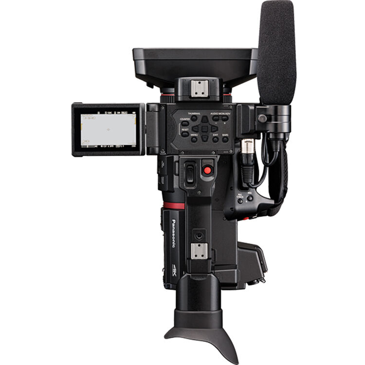 Videocámara Panasonic AG-CX370 UHD 4K Pro con NDI|HX2 and Auto-Tracking - puertos y conexiones