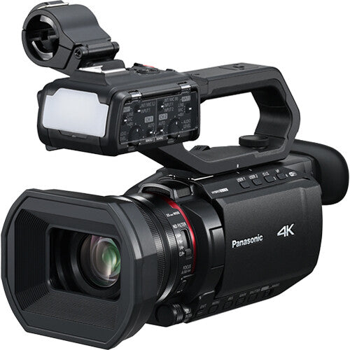 Videocámara Panasonic CX20 Profesional Compact 4K con XLR Inputs & IP Connectivity - vista trasera