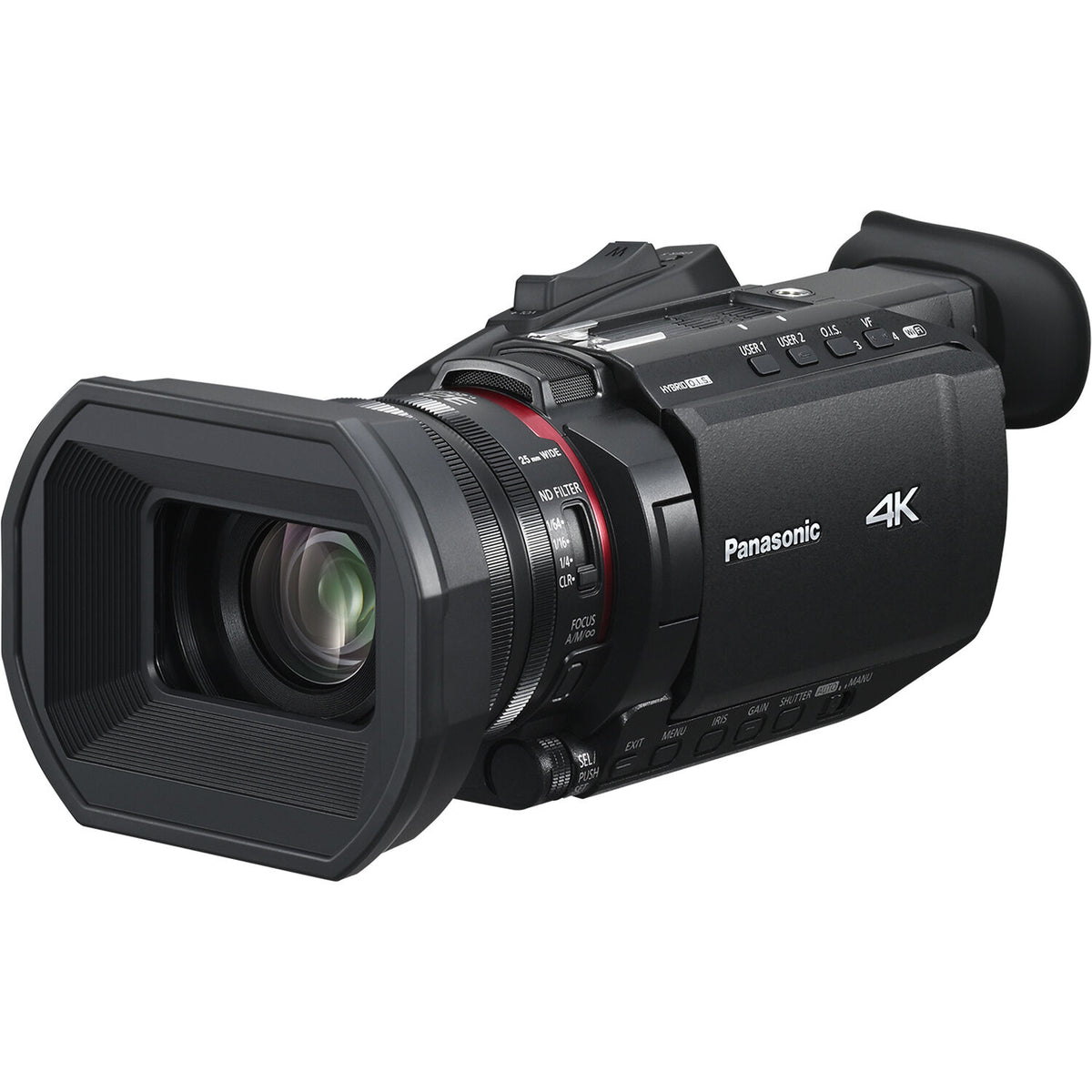 Videocámara Panasonic HC-X1600 UHD 4K HDMI con 24x Zoom - vista principal