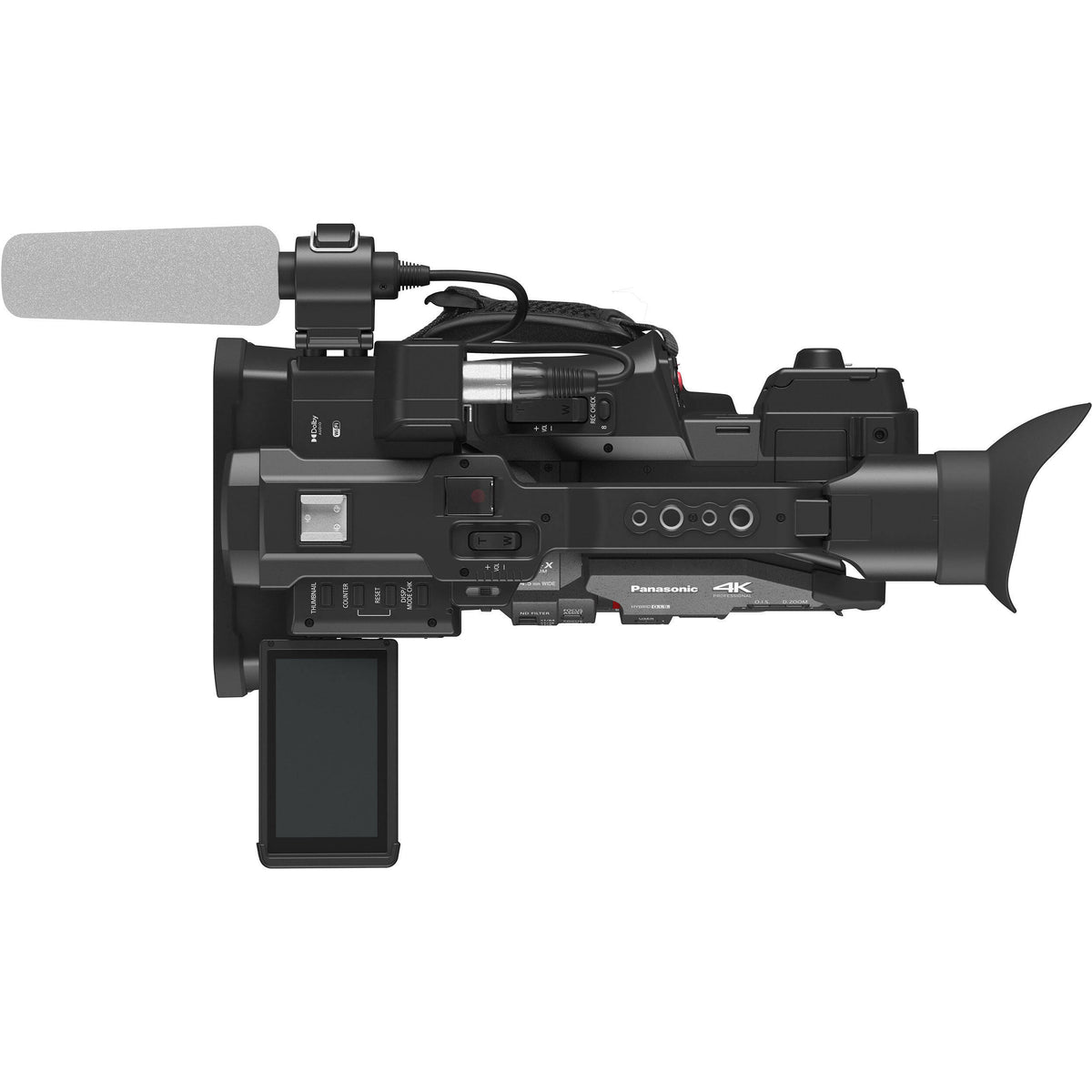 Videocámara Panasonic HC-X20 4K Mobile con Rich Connectivity - vista trasera