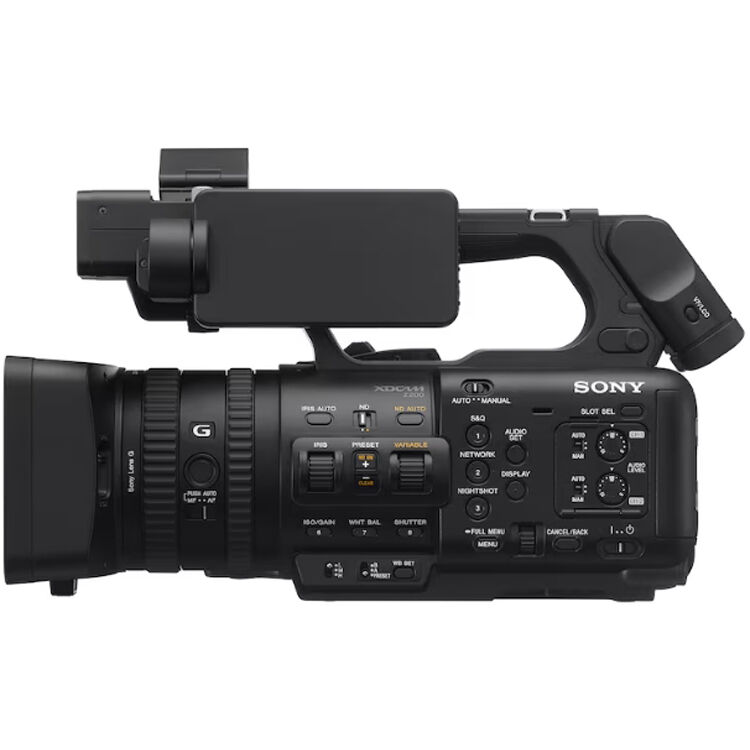 Videocámara Sony PXW-Z200 4K 1" CMOS Sensor XDCAM - vista frontal