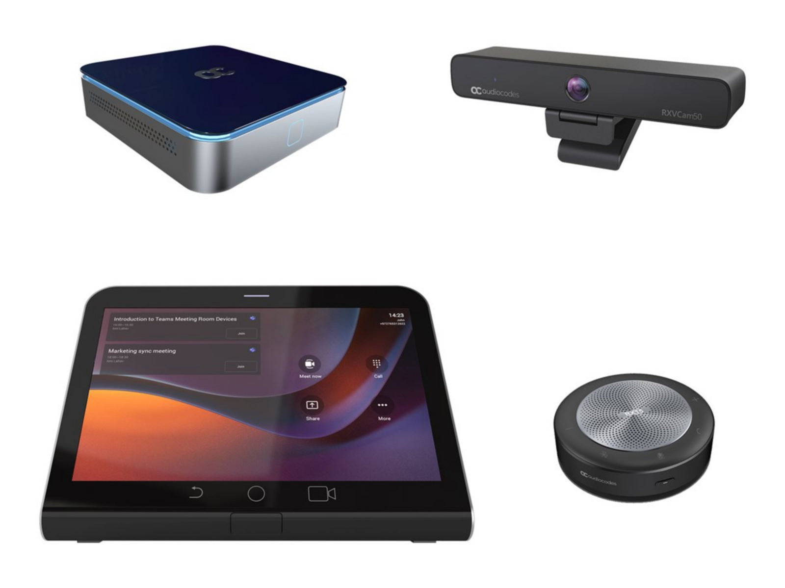Videoconferencia AudioCodes Room Experience (RX) Suite RXV200-B20 - vista 1