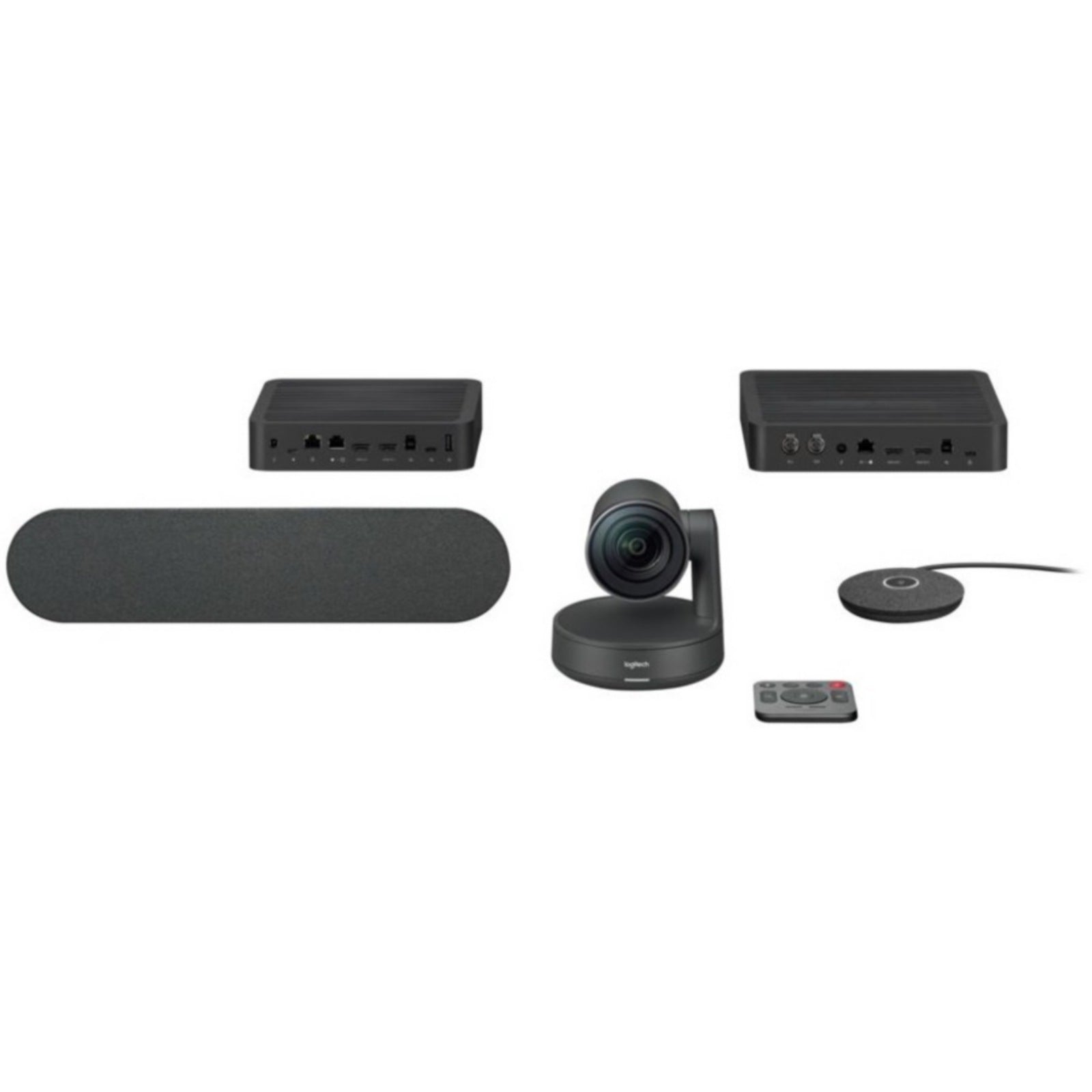 Videoconferencia Logitech Rally Plus 4K Ultra-HD Modular Video Conferencing System, PTZ Camera, USB, For Large - vista 1