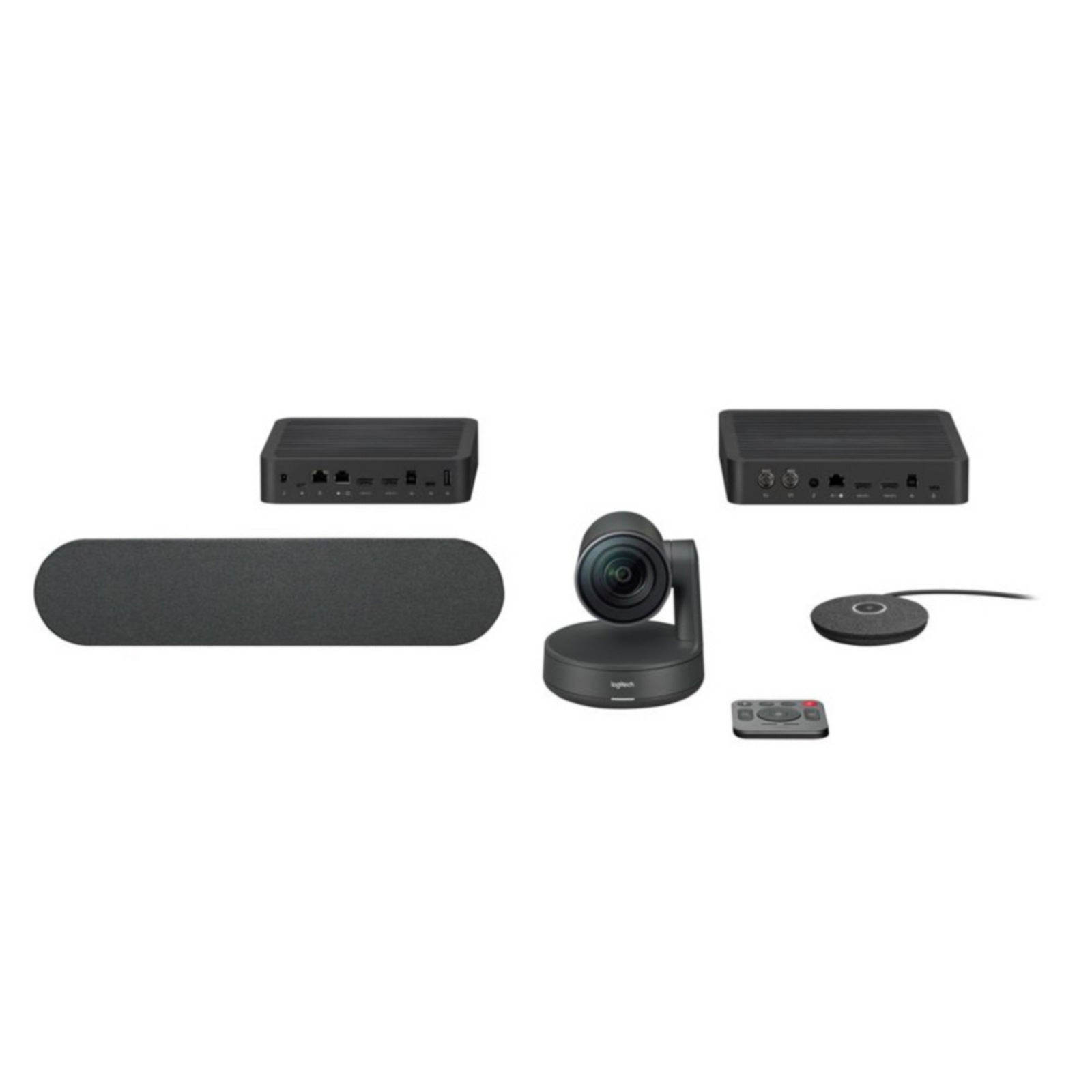 Videoconferencia Logitech Rally Plus 4K Ultra-HD Modular Video Conferencing System, PTZ Camera, USB, For Large - vista 2