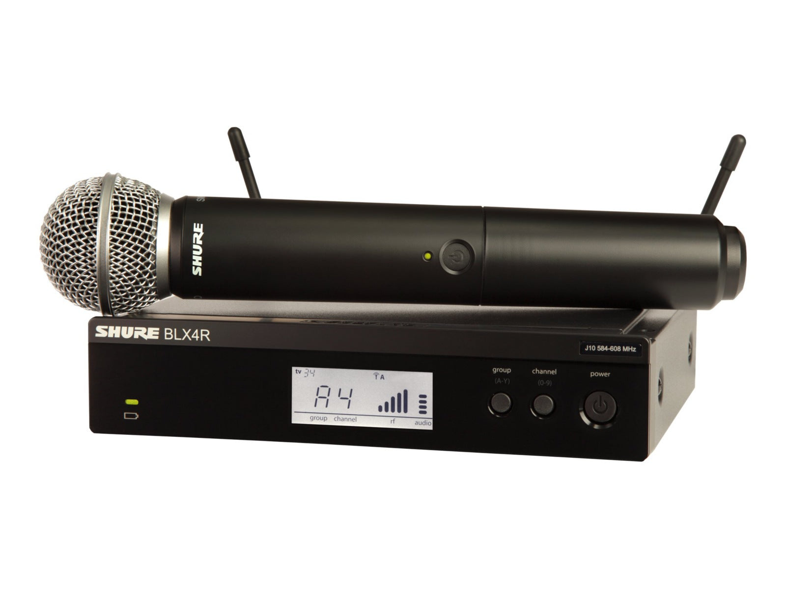 Videoconferencia Shure BLX24R/SM58 Wireless Rack-mount Vocal System With SM58 - vista 1