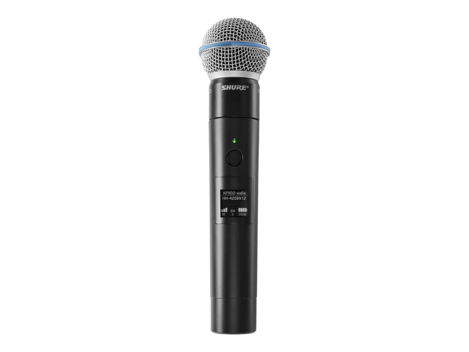 Videoconferencia Shure MXW2X Handheld Transmitter with Beta58A Capsule for Wireless Next Systems - vista 1