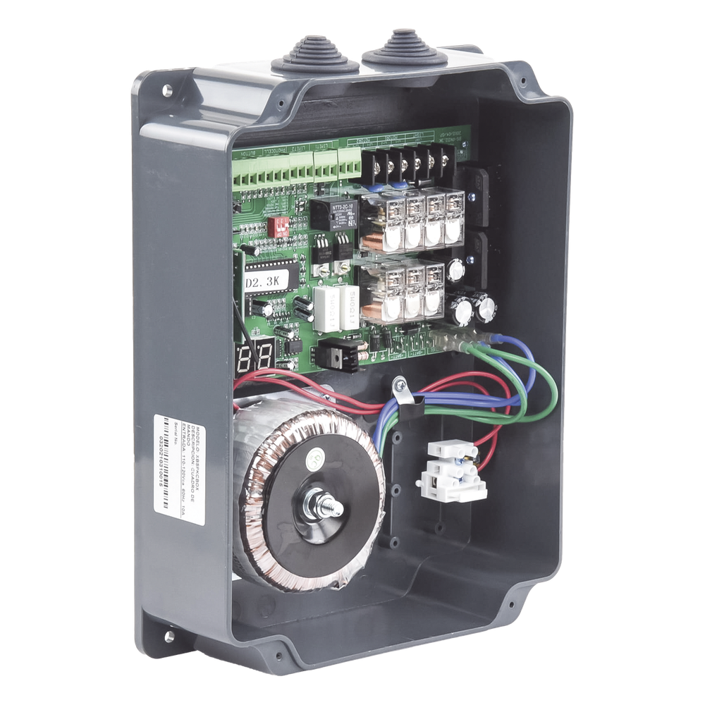 Cuadro de mando individual compatible con motores AccessPRO XBS-PK03-CBOX