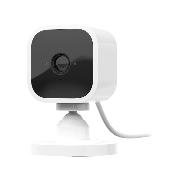 Camara Blink Mini Indoor Plug-In HD Smart Security Camara trabaja con