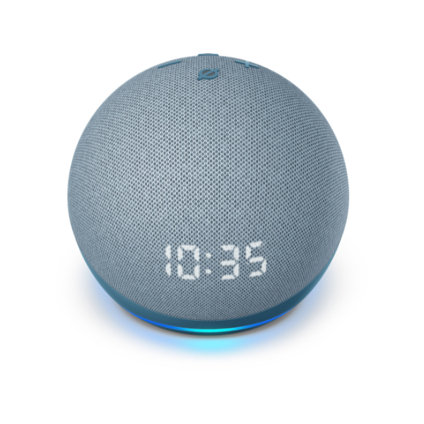 Corneta Inteligente Echo Dot 4th Gen Smart speaker con reloj y Alexa C