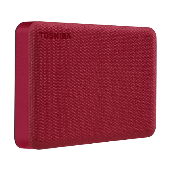 Disco Duro Externo Toshiba Canvio Advance 4TB Portable HDD USB 3,0 Rojo HDTCA40XR3CA