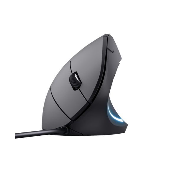 mouse ergonomico TRUST verto color negro con azul