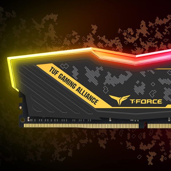 Memoria TEAMGROUP T-Force Delta TUF Gaming RGB DDR4 32GB (2x16GB) 3200MHz (PC4-25600) CL16 TF9D432G3200HC16FDC01