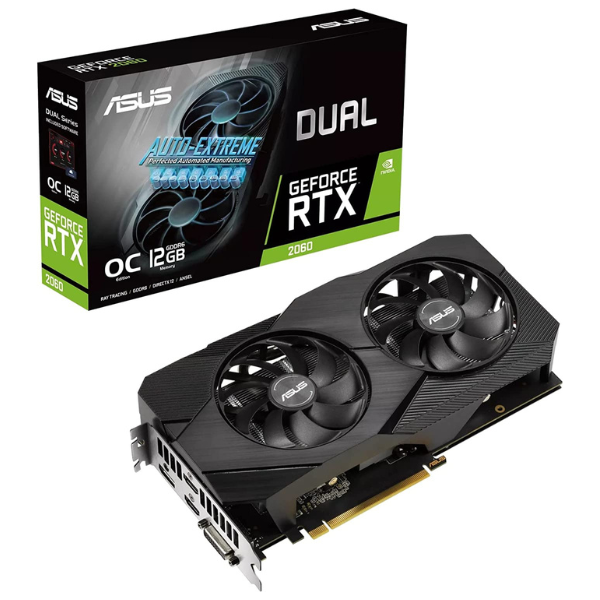 Tarjeta de Video ASUS GeForce RTX 2060 EVO OC Edition PCIe 12GB G