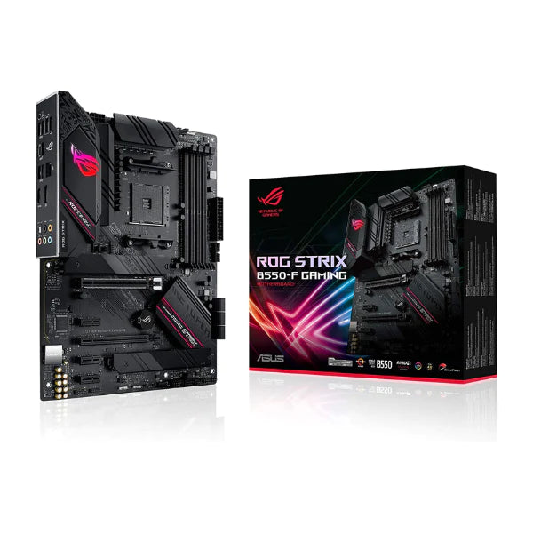 Tarjeta Madre ASUS ROG Strix B550-F Gaming., Motherboard AMD AM4 Zen 3 Ryzen 5000 3rd Gen Ryzen ATX (PCIe 4.0, 2.5Gb LAN, BIOS HDMI 2.1