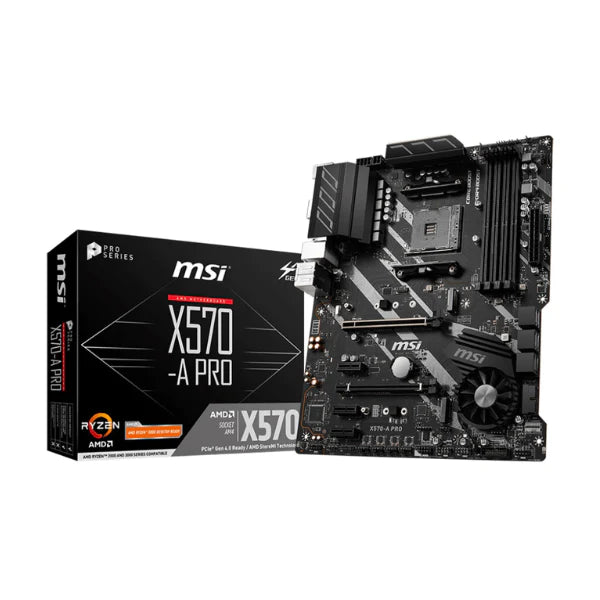 Tarjeta Madre MSI X570-A PRO AMD AM4, DDR4, PCIe 4.0, SATA 6Gb/s, M.2, USB 3.2 Gen 2, HDMI, ATX Motherboard