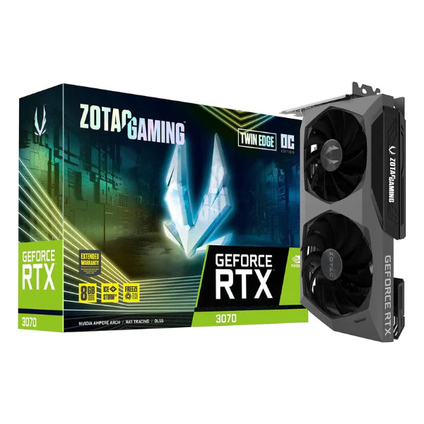 tarjeta de video zotac Nvidia geforce RTX 3070 Twin Edge OC 
