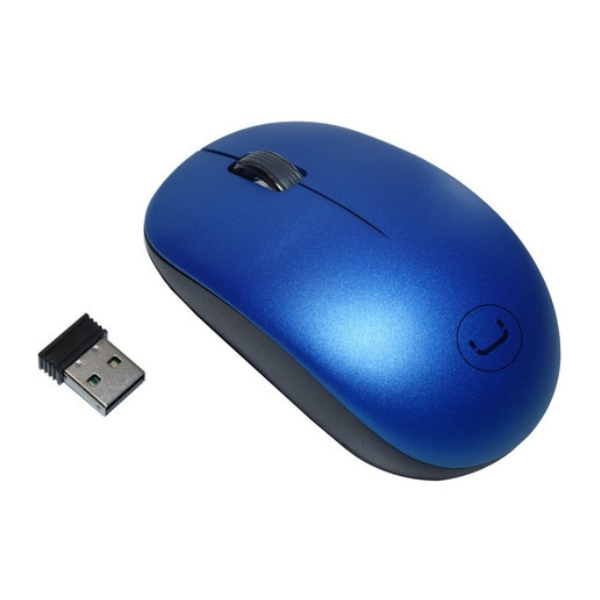 Mouse Unno Tekno MS6526BL Curves Inalambrico Color Azul